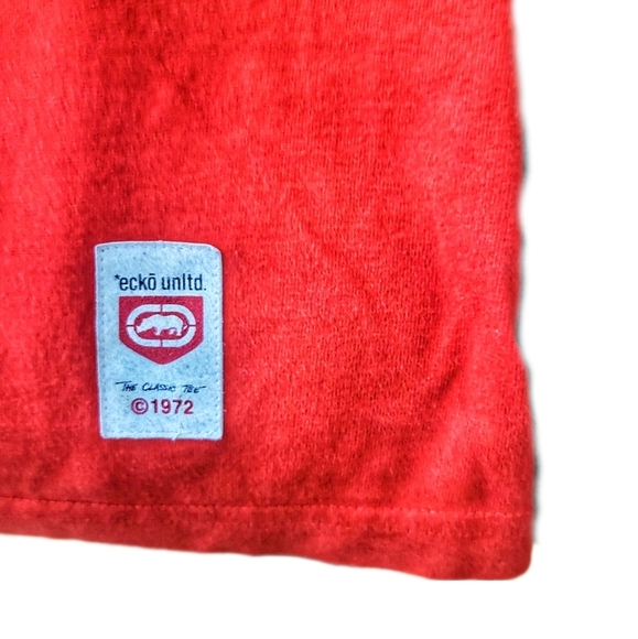 Ecko \ Vintage Short Sleeve T Shirt / LG / Red - Picture 5 of 6